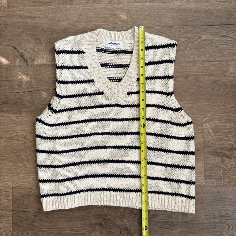 CJLA Striped Sweater Vest - Picture 3 of 7
